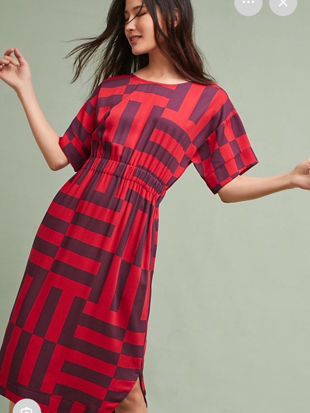 Dusen Dusen Parquet Midi Dress